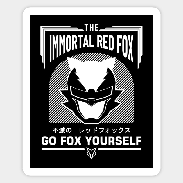 GO FOX YOURSELF!!! Sticker by TheImmortalRedFox